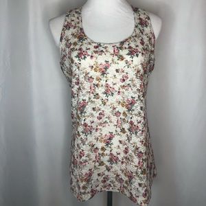 Flowered See Through Tank